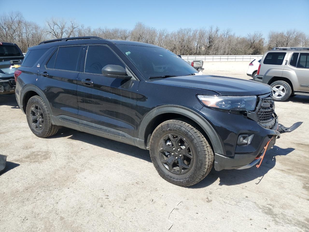 2021 Ford Explorer VIN 1FMSK8JH8MGC26401 Copart auction photo, front end / minor dent/scratches damage thumbnail 4