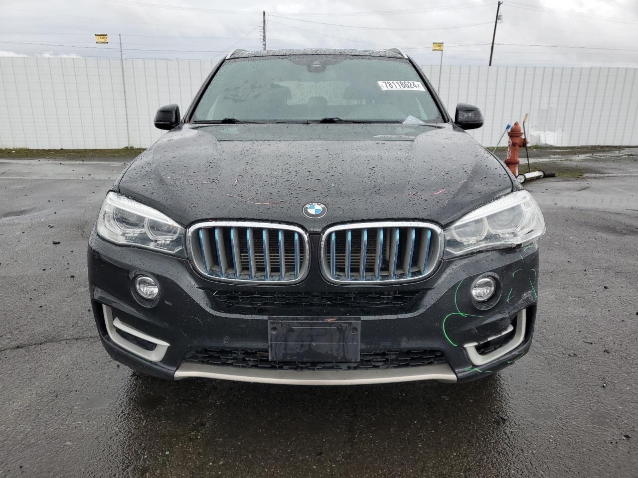 2018 BMW X5 VIN 5UXKT0C58J0V99480 Copart auction photo, front end / undercarriage damage thumbnail 5