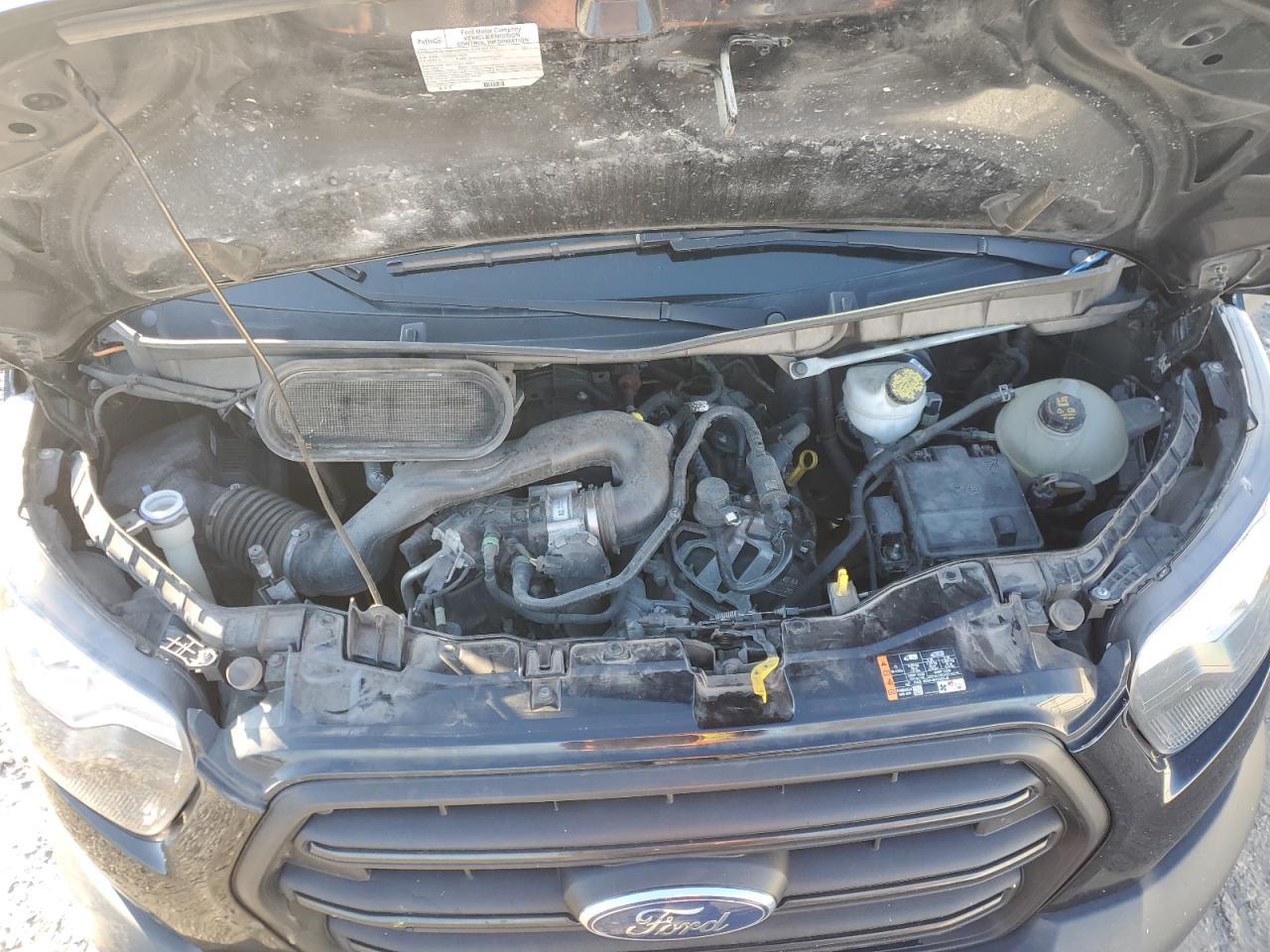 2020 Ford Transit VIN 1FTBR1C89LKB16201 Copart auction photo, front end / side damage thumbnail 12