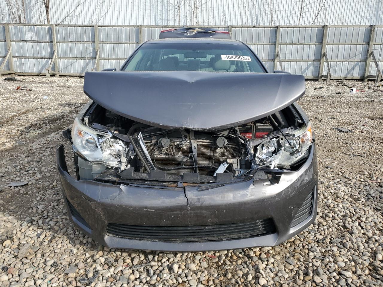 2014 Toyota Camry VIN 4T4BF1FK6ER378282 Copart auction photo, front end / rear end damage thumbnail 5