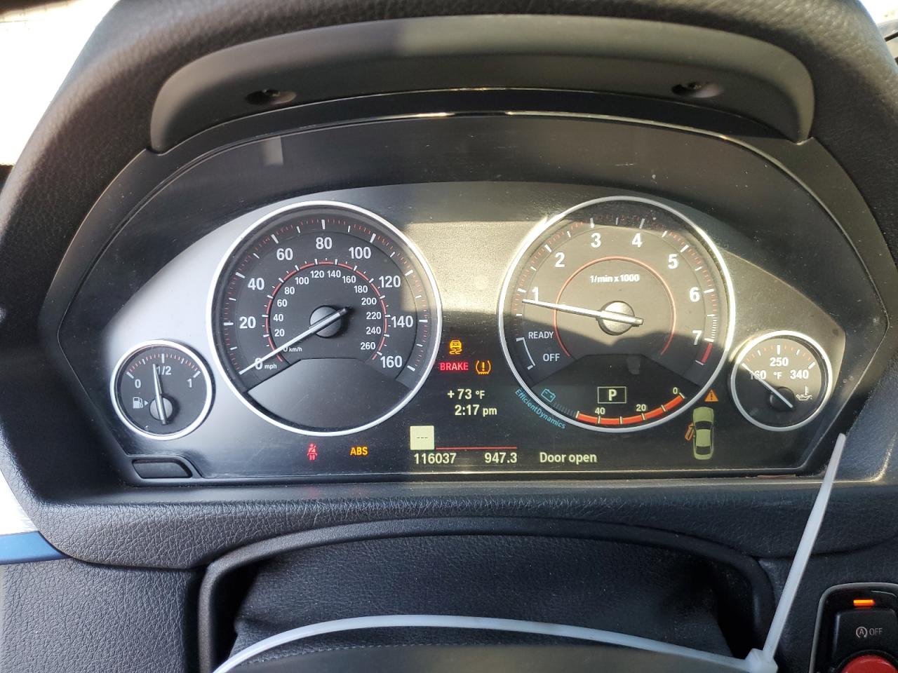 2014 BMW 4er VIN WBA3N3C51EF712445 Copart auction photo, front end damage thumbnail 9
