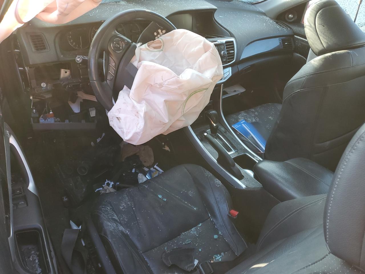 2014 Honda Accord VIN 1HGCT2B80EA007231 Copart auction photo, all over damage thumbnail 8