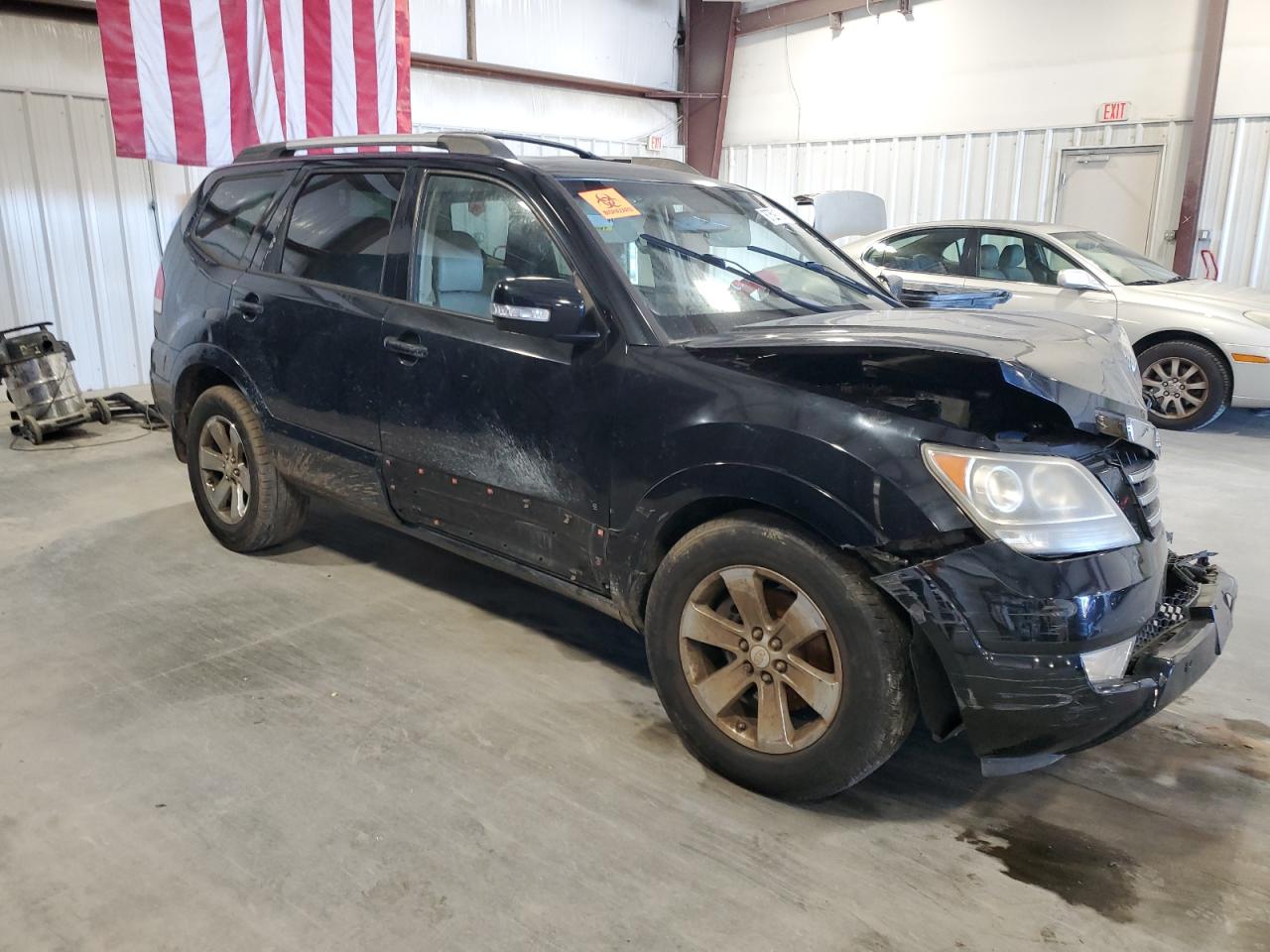 2009 KIA Mohave (borrego) VIN KNDJJ741595023156 Copart auction photo, front end / rear end damage thumbnail 4