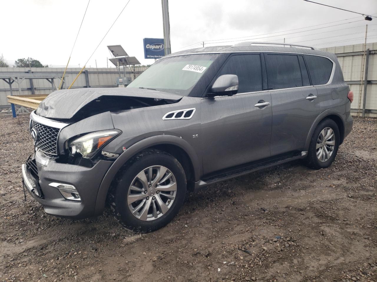 2017 Infiniti QX80 VIN JN8AZ2NE5H9155195