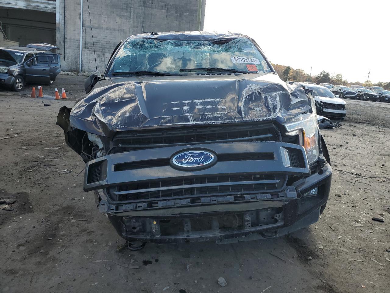 2020 Ford F-150 VIN 1FTEW1E52LKD99534 Copart auction photo, rollover damage thumbnail 5