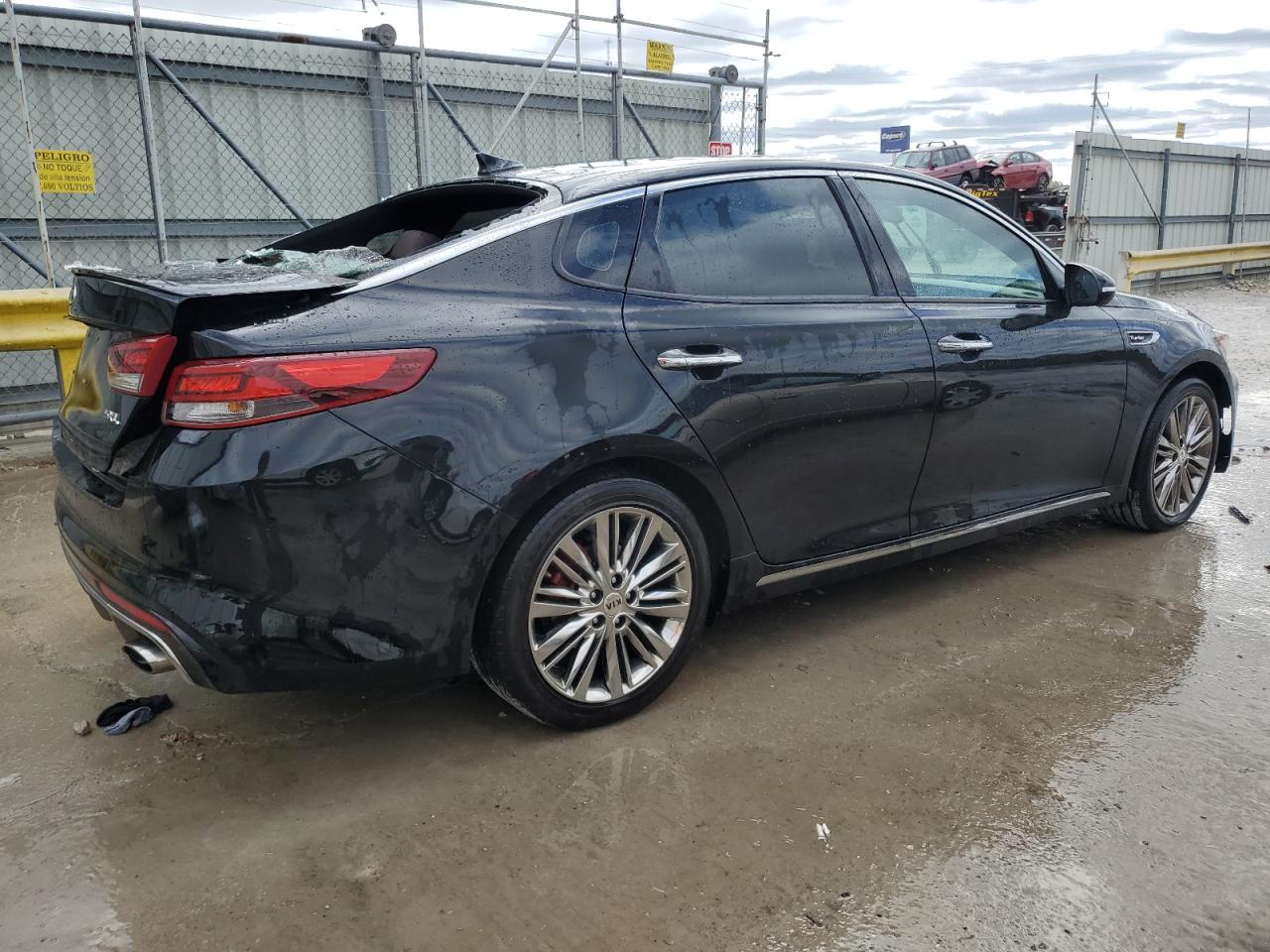 2016 KIA Optima VIN 5XXGV4L23GG110053 Copart auction photo, rear end damage thumbnail 3
