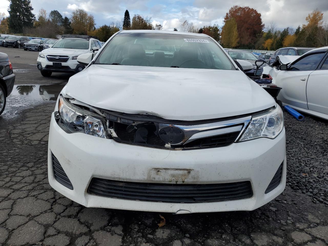 2013 Toyota Camry VIN 4T4BF1FK1DR302385 Copart auction photo, front end damage thumbnail 5