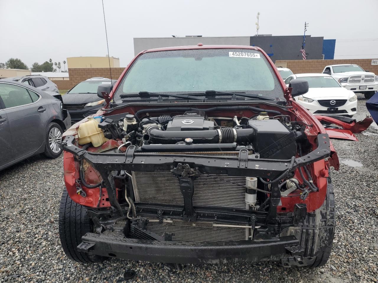 2015 Nissan Navara (Frontier) VIN 1N6AD0ER3FN717582 Copart auction photo, front end / side damage thumbnail 5