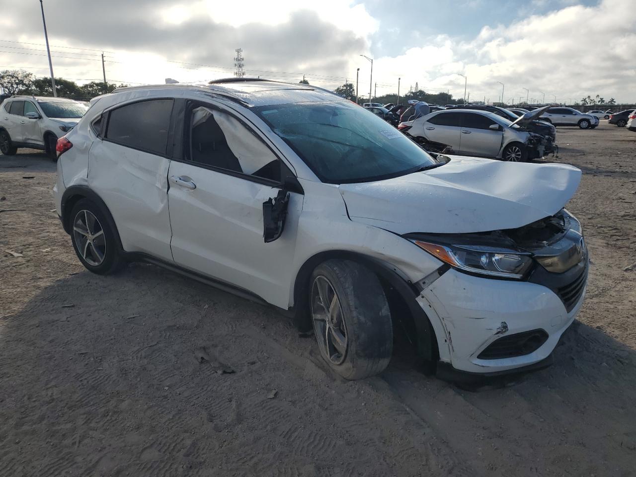 2022 Honda HR-V VIN 3CZRU5H78NM722518 Copart auction photo, all over damage thumbnail 4