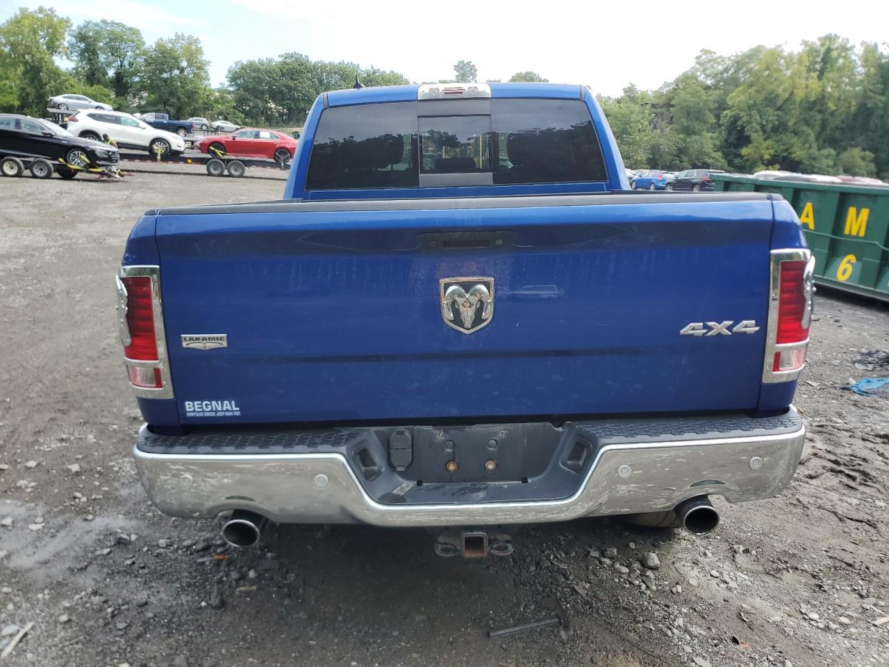 2017 RAM 1500 VIN 1C6RR7NT1HS720729 Copart auction photo, front end / side damage thumbnail 6