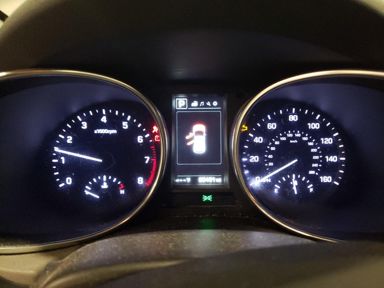 2017 Hyundai Santa Fe VIN 5NMZUDLB7HH023335 Copart auction photo, front end damage thumbnail 9