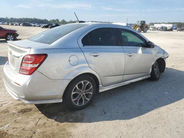 2017 Chevrolet Sonic VIN 1G1JD5SH2H4139195 Copart auction photo, front end / side damage thumbnail 3