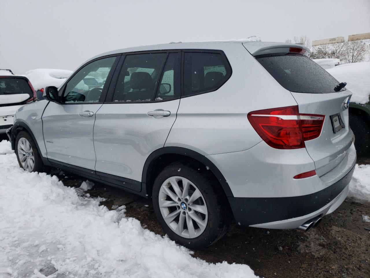 2014 BMW X3 VIN 5UXWX9C5XE0D34451 Copart auction photo, front end / minor dent/scratches damage thumbnail 2