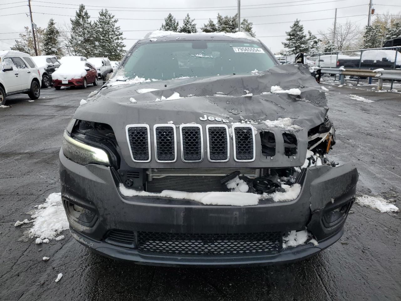 2019 Jeep Grand Cherokee VIN 1C4PJMLX6KD217298 Copart auction photo, front end damage thumbnail 5