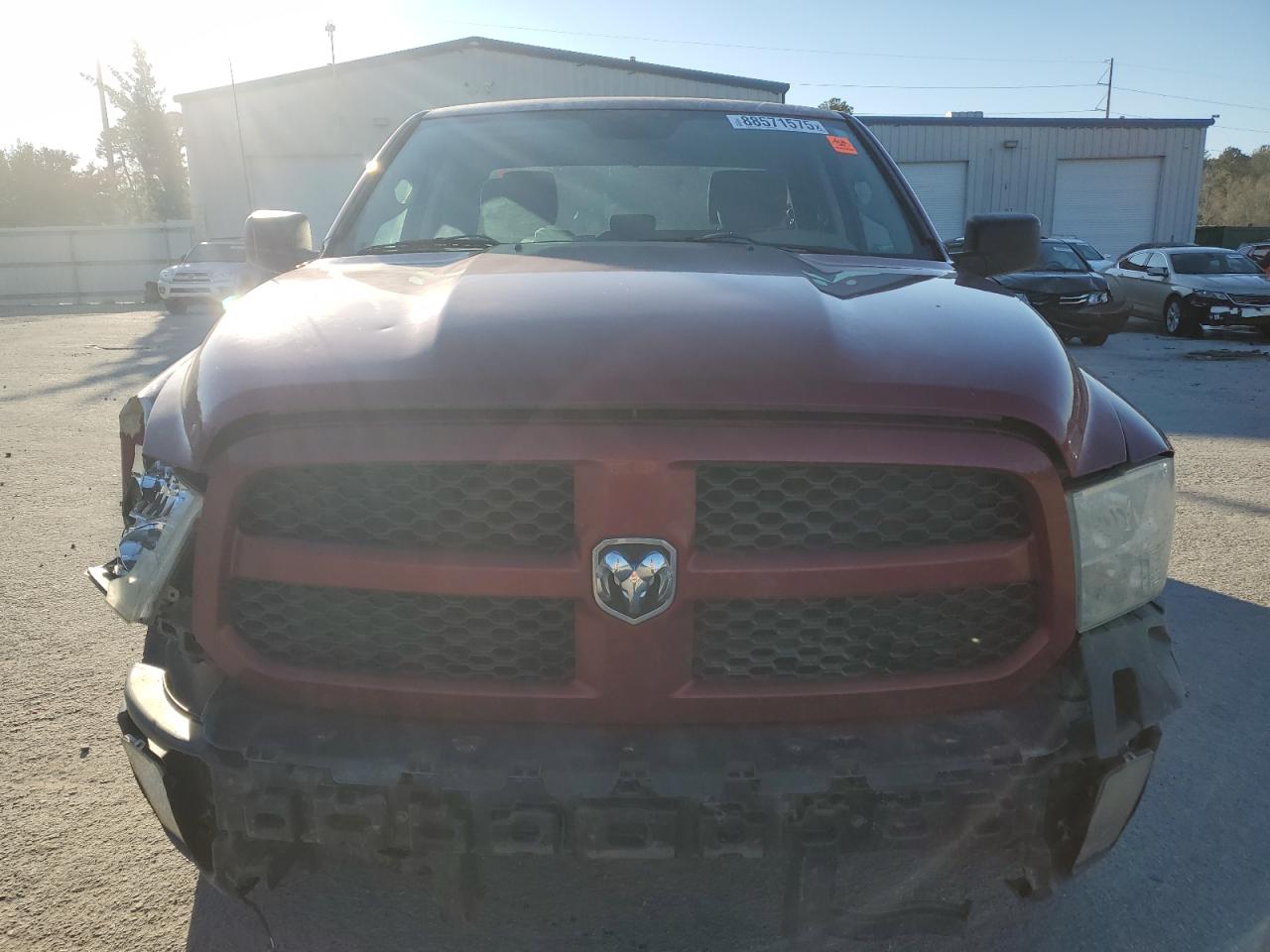 2014 RAM 1500 VIN 1C6RR6FT1ES129160 Copart auction photo, rear end / front end damage thumbnail 5