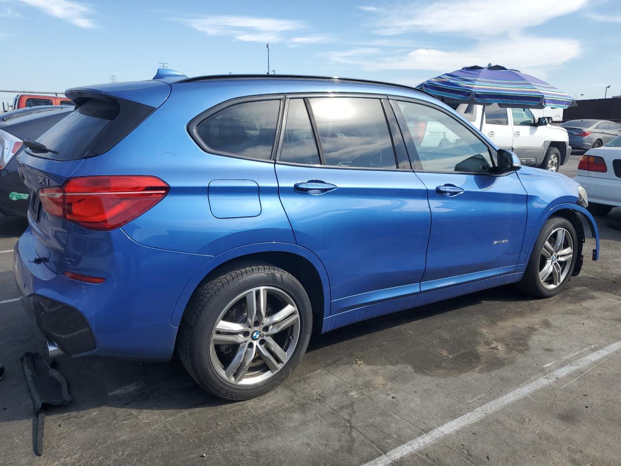 2017 BMW X1 VIN WBXHU7C32H5H38179 Copart auction photo, front end damage thumbnail 3