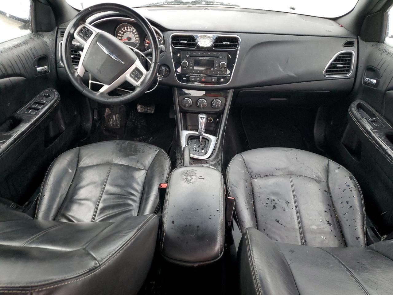 2013 Chrysler 200 VIN 1C3CCBCG4DN645871 Copart auction photo, side damage thumbnail 8