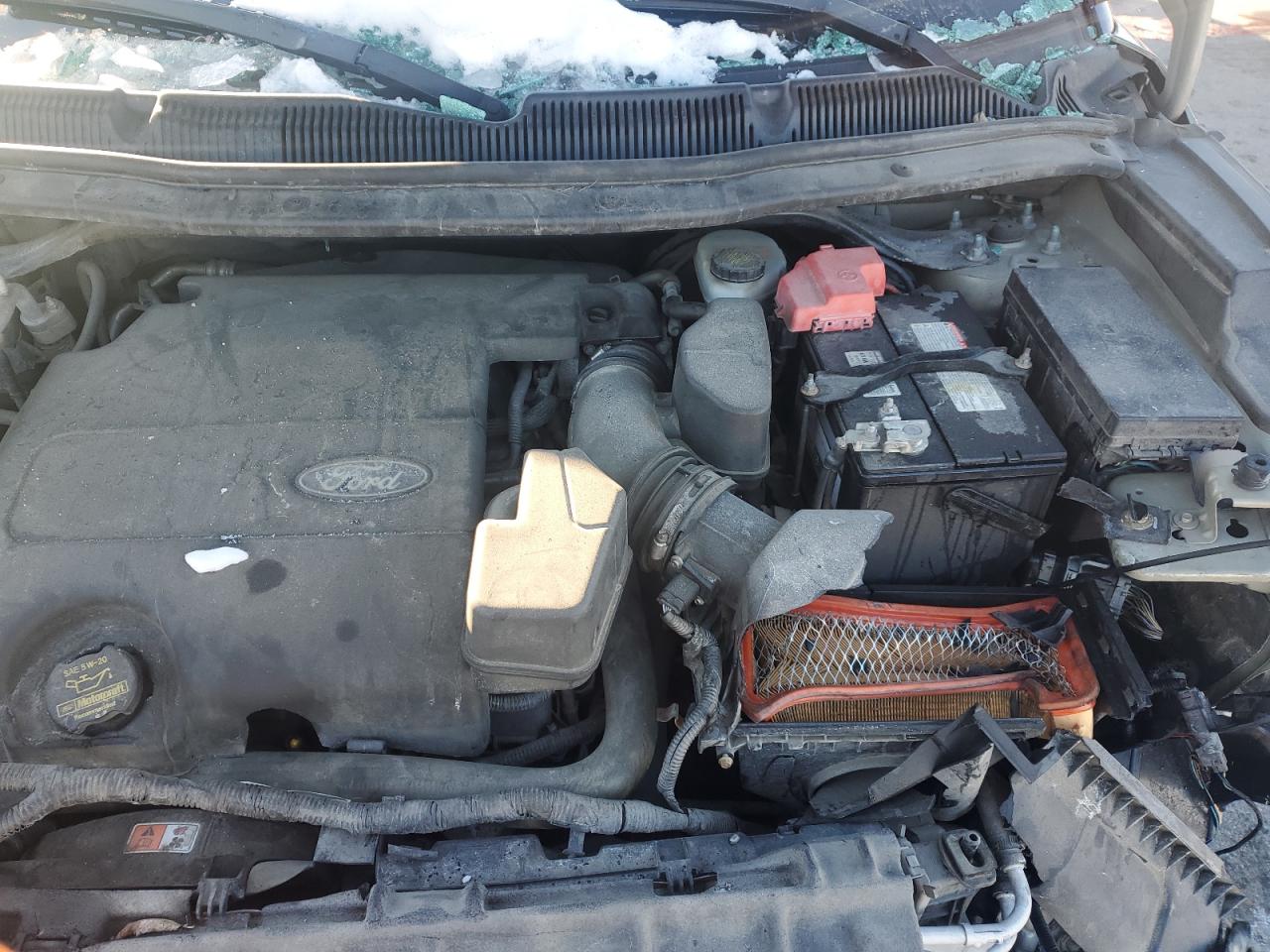 2013 Ford Explorer VIN 1FM5K8D82DGA22556 Copart auction photo, front end damage thumbnail 13