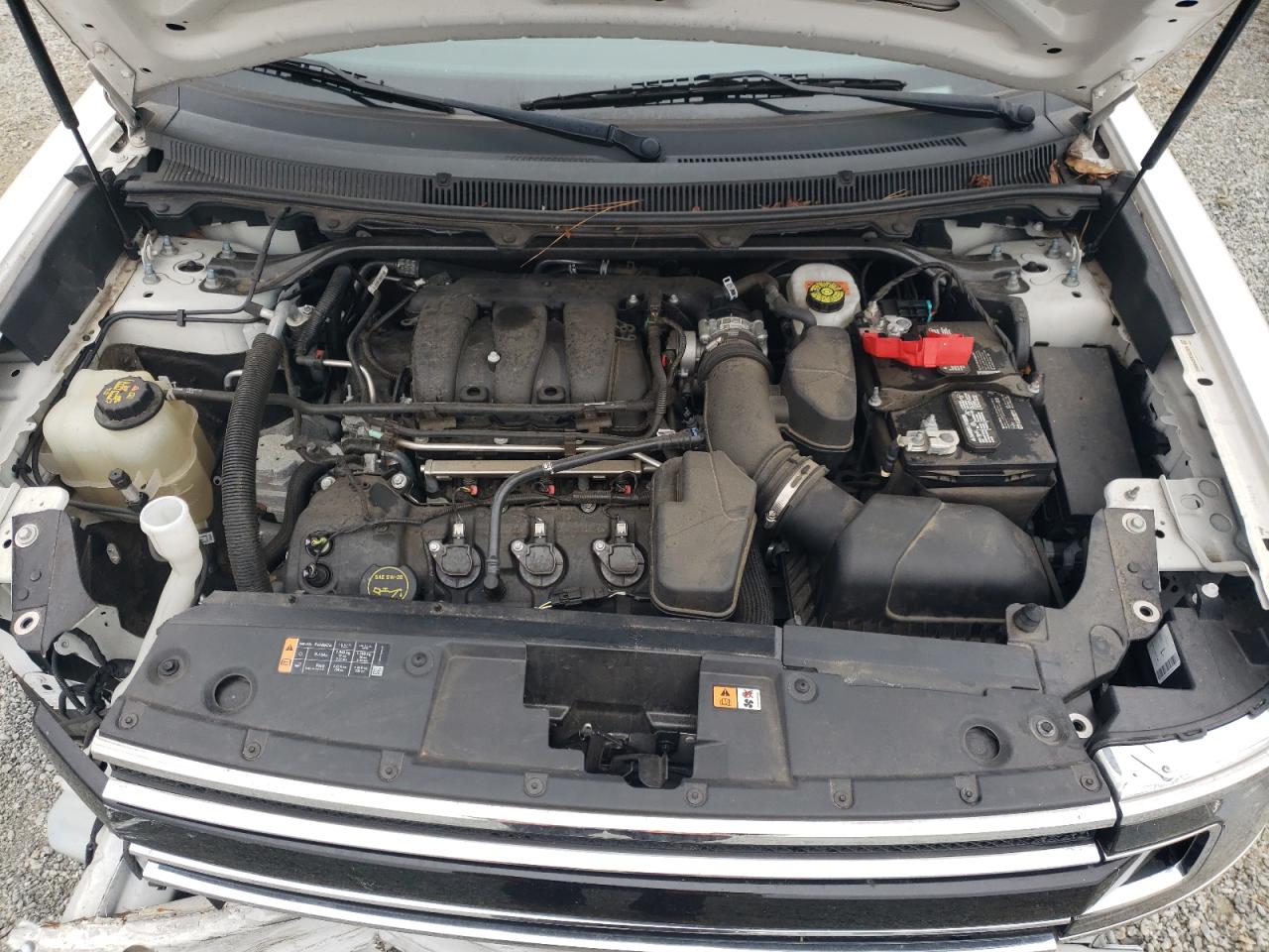 2019 Ford Flex VIN 2FMHK6C87KBA37870 Copart auction photo, front end / side damage thumbnail 12