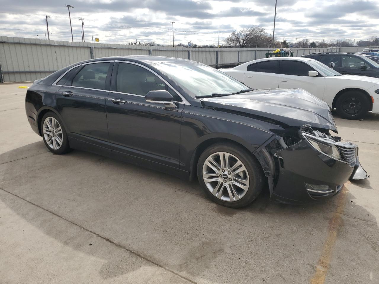 2014 Lincoln MKZ VIN 3LN6L2LU3ER817932 Copart auction photo, front end damage thumbnail 4