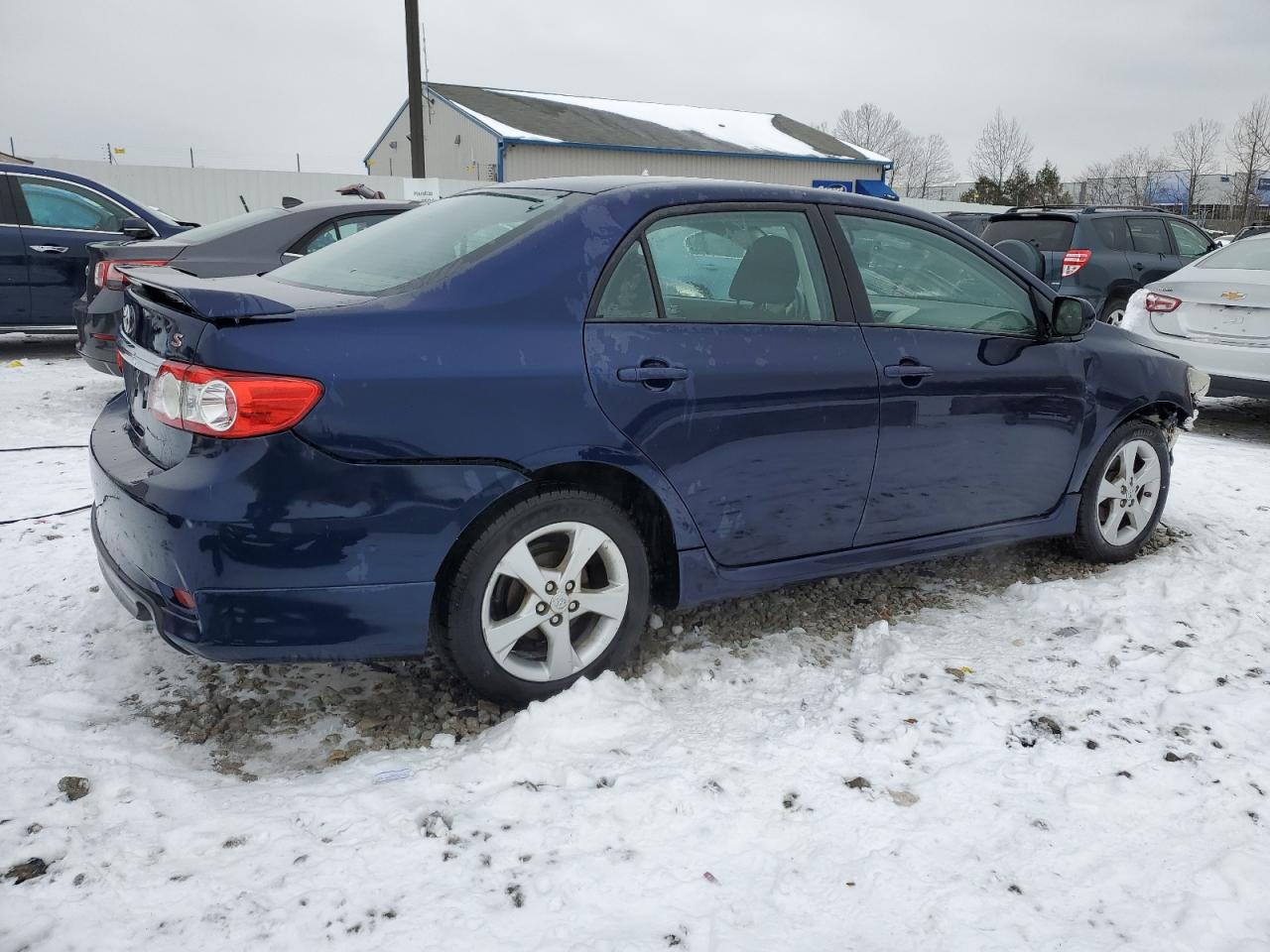 2011 Toyota Corolla VIN 2T1BU4EE4BC628273 Copart auction photo, front end / rear end damage thumbnail 3