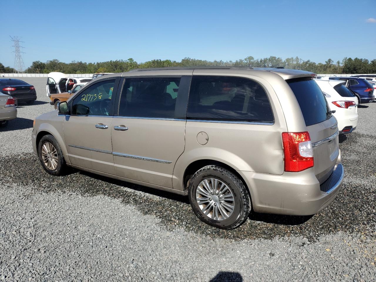 2013 Chrysler Town & Country VIN 2C4RC1CG8DR713480 Copart auction photo, water/flood / rear end damage thumbnail 2