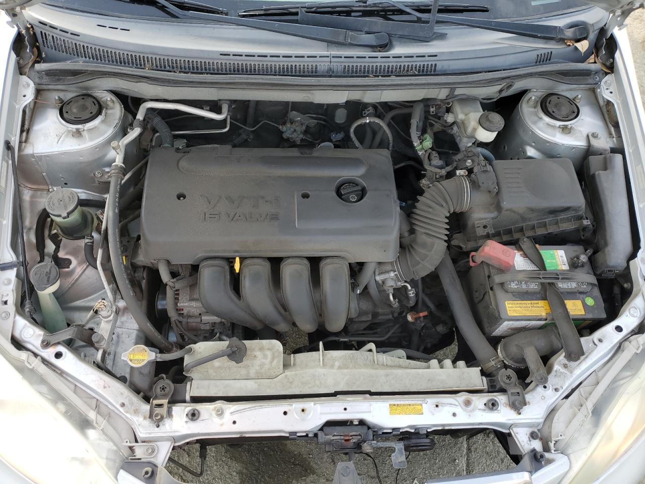 2005 Toyota Corolla VIN JTDBR32E452051974 Copart auction photo, undercarriage / all over damage thumbnail 11