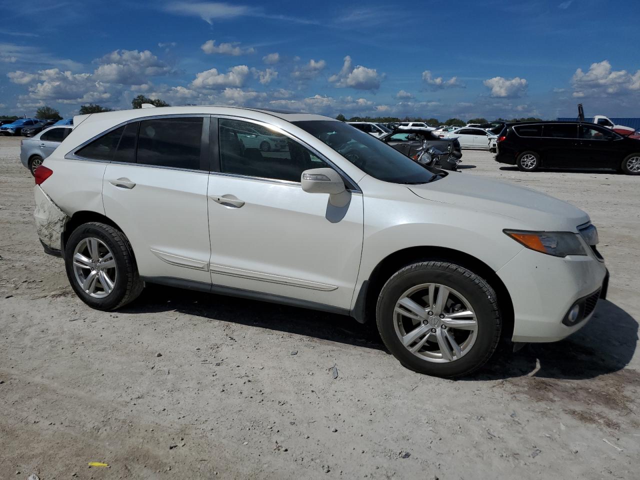 2014 Acura RDX VIN 5J8TB4H57EL003838 Copart auction photo, all over damage thumbnail 4