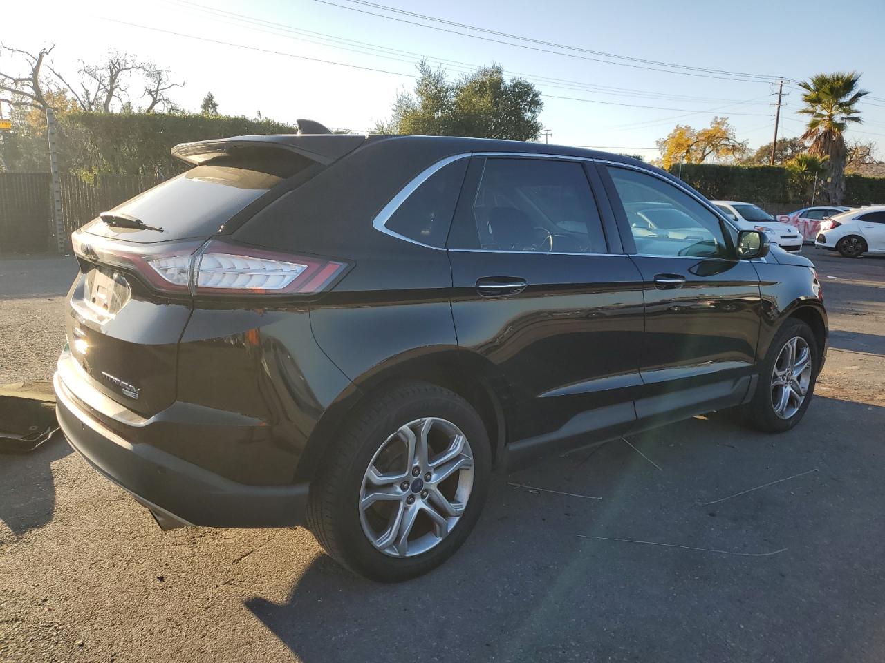 2017 Ford Edge VIN 2FMPK4K97HBB31525 Copart auction photo, front end damage thumbnail 3