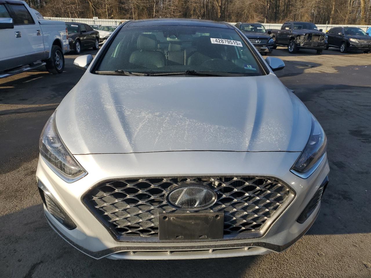2019 Hyundai Sonata VIN 5NPE34AB2KH733922 Copart auction photo, side damage thumbnail 5