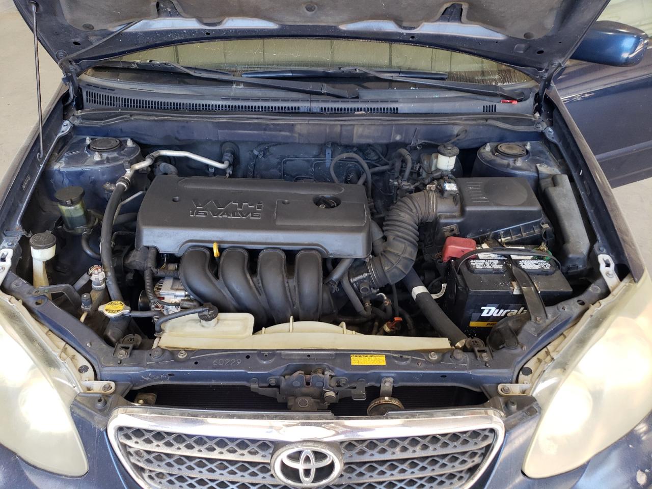 2006 Toyota Corolla VIN 2T1BR32E06C563587 Copart auction photo, side / undercarriage damage thumbnail 13