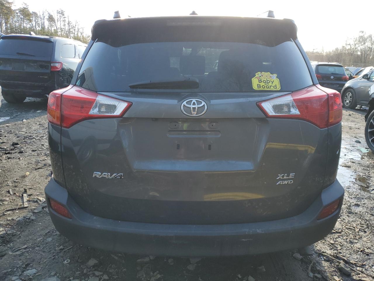 2014 Toyota RAV 4 VIN JTMRFREV0ED086828 Copart auction photo, side / undercarriage damage thumbnail 6