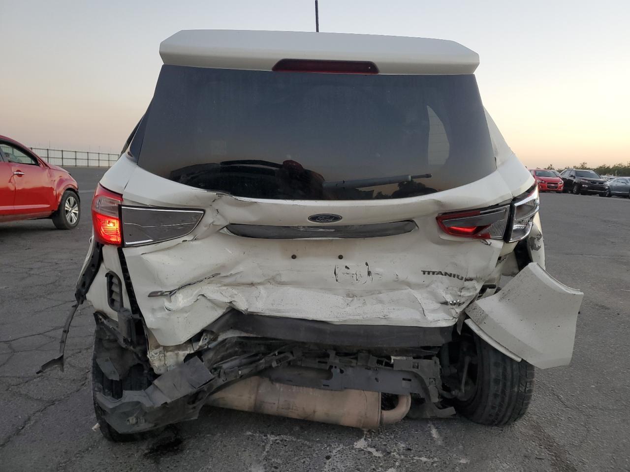 2018 Ford EcoSport VIN MAJ6P1WL0JC212190 Copart auction photo, rear end / front end damage thumbnail 6