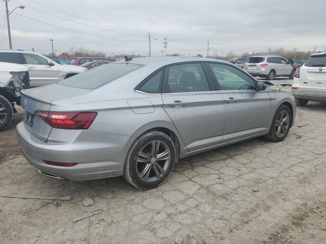 2020 Volkswagen Jetta VIN 3VWN57BU9LM047140 Copart auction photo, front end / side damage thumbnail 3