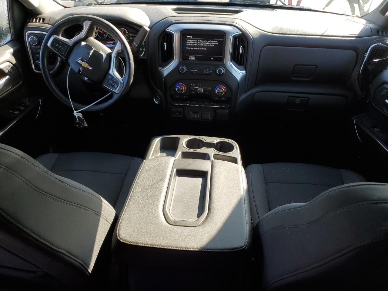 2019 Chevrolet Silverado VIN 1GCRYDEDXKZ184235 Copart auction photo, front end / side damage thumbnail 8