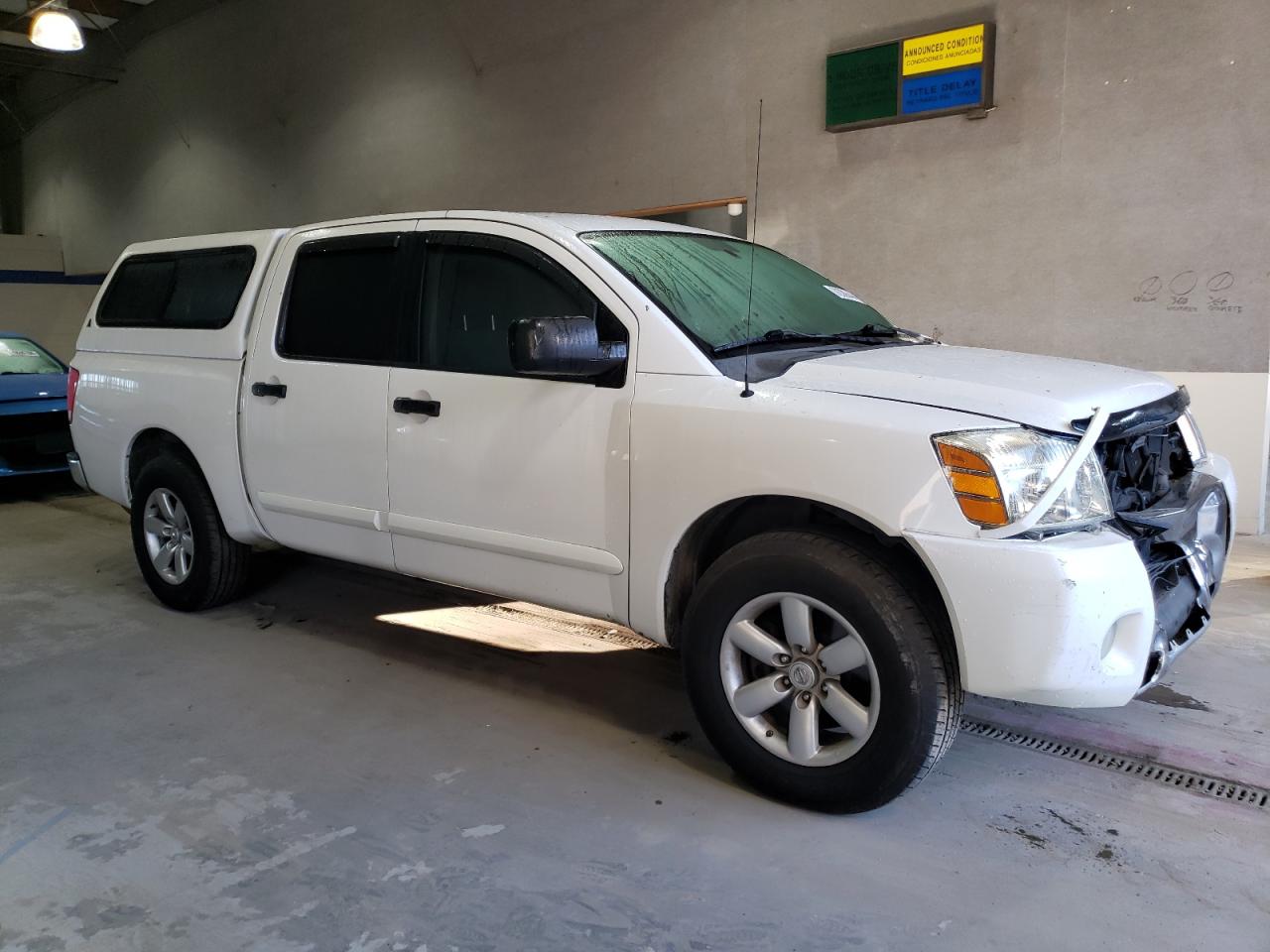 2012 Nissan Titan VIN 1N6AA0ED7CN310423 Copart auction photo, front end / mechanical damage thumbnail 4