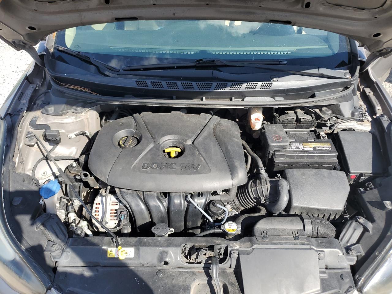 2015 Hyundai Elantra VIN 5NPDH4AE3FH588497 Copart auction photo, rear end / side damage thumbnail 11