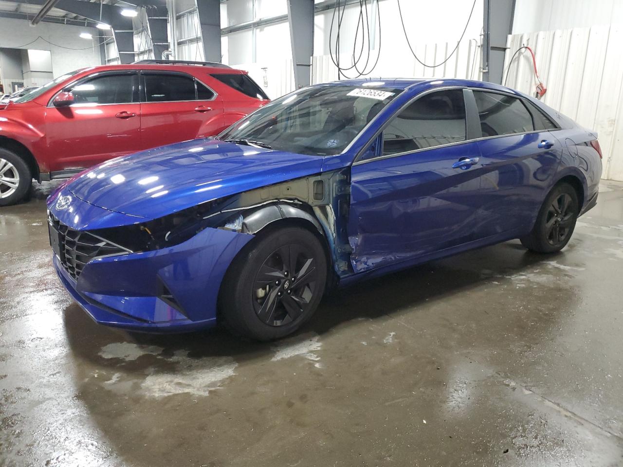 2022 Hyundai Elantra VIN 5NPLM4AG1NH070217