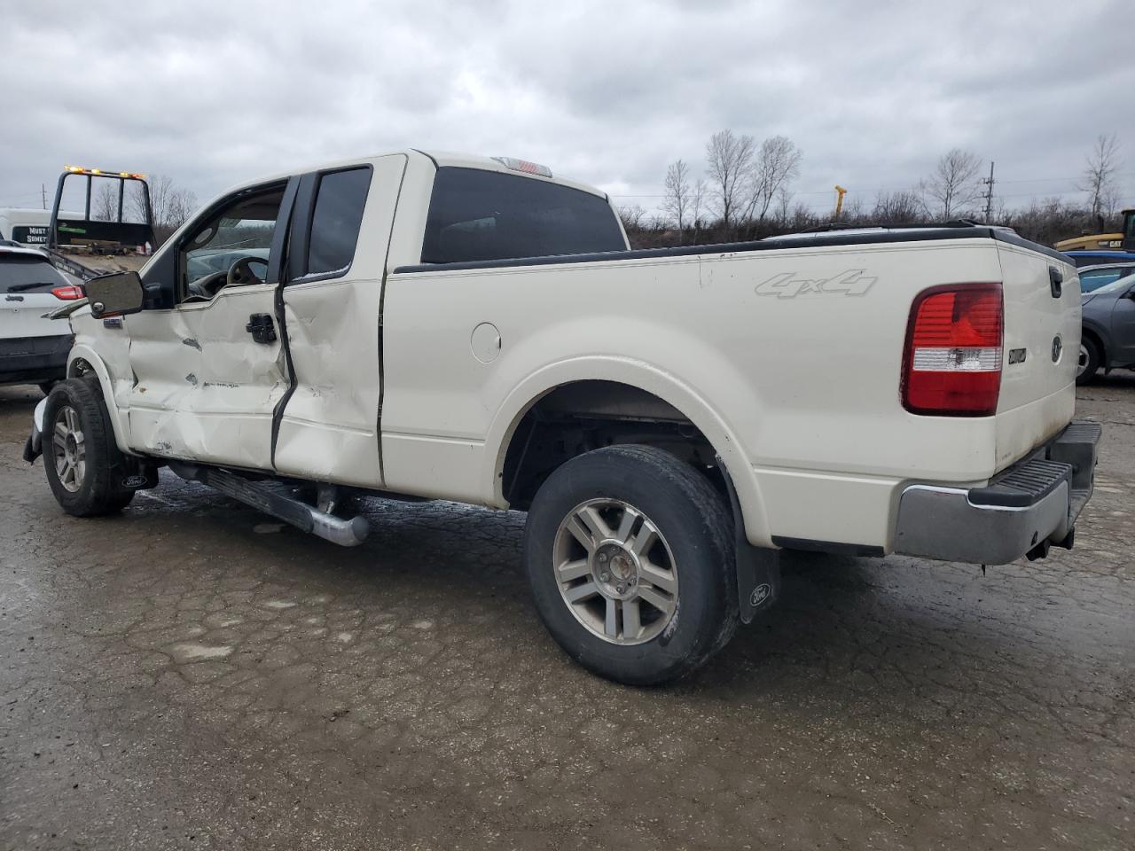 2008 Ford F-150 VIN 1FTPX14V08FB01456 Copart auction photo, front end / side damage thumbnail 2