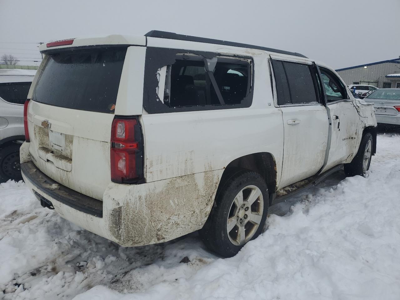 2015 Chevrolet Suburban VIN 1GNSKJKC8FR129017 Copart auction photo, all over / mechanical damage thumbnail 3