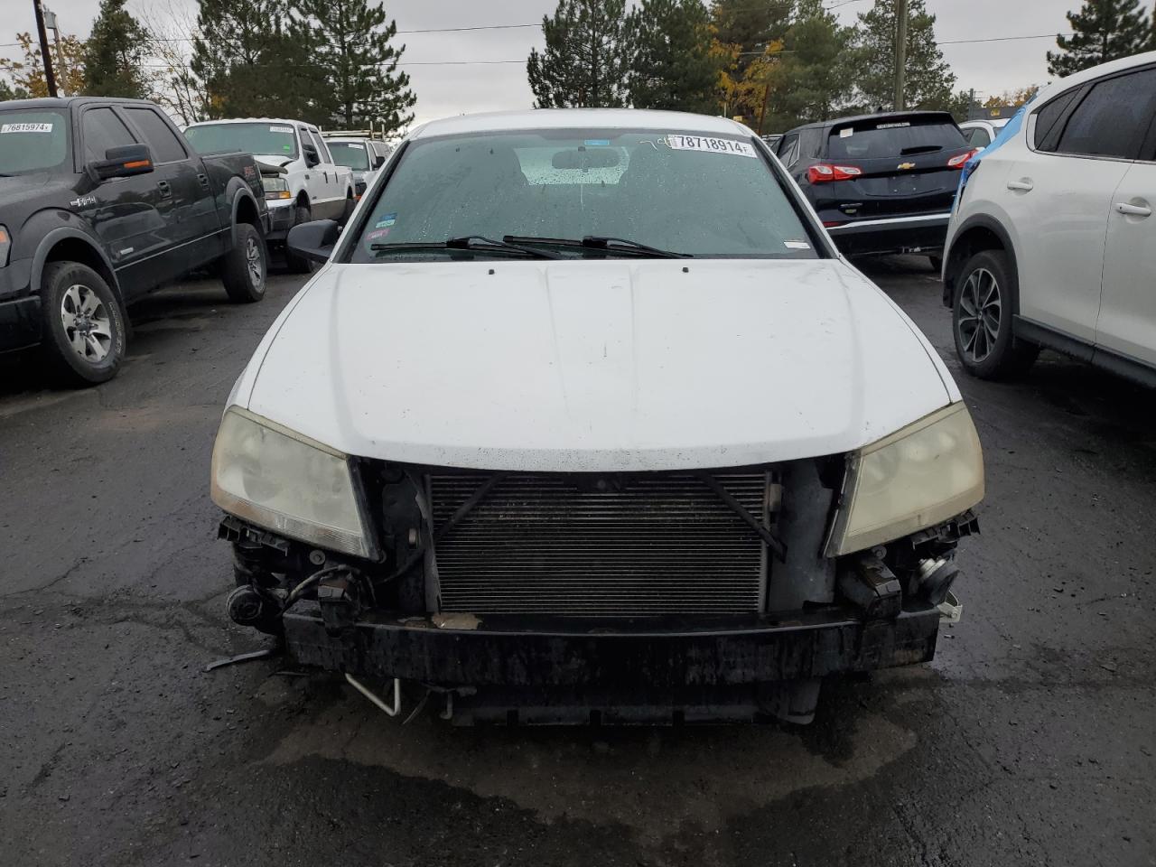 2013 Dodge Avenger VIN 1C3CDZAB3DN741228 Copart auction photo, front end / hail damage thumbnail 5