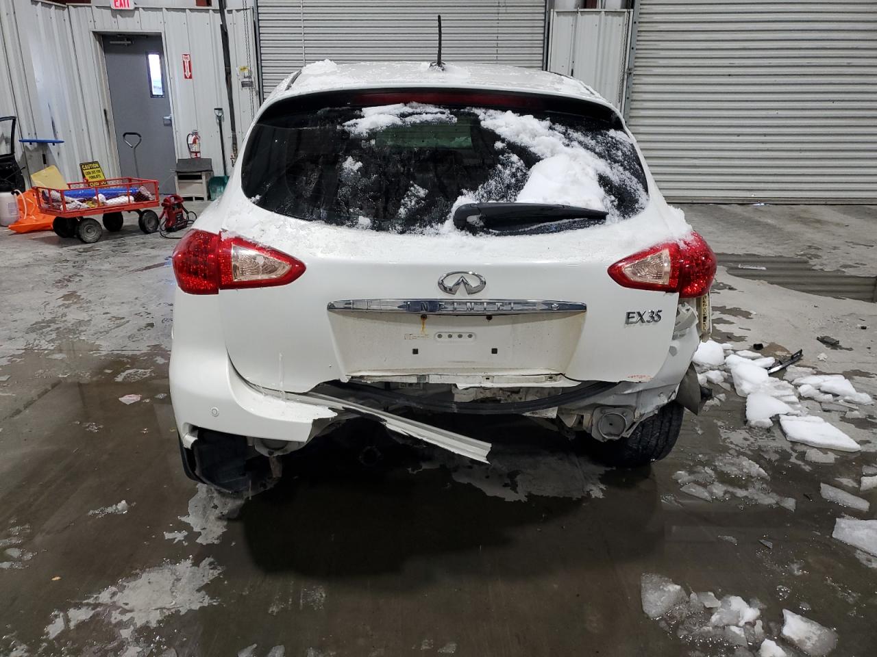 2008 Infiniti EX VIN JNKAJ09F58M354978 Copart auction photo, rear end damage thumbnail 6