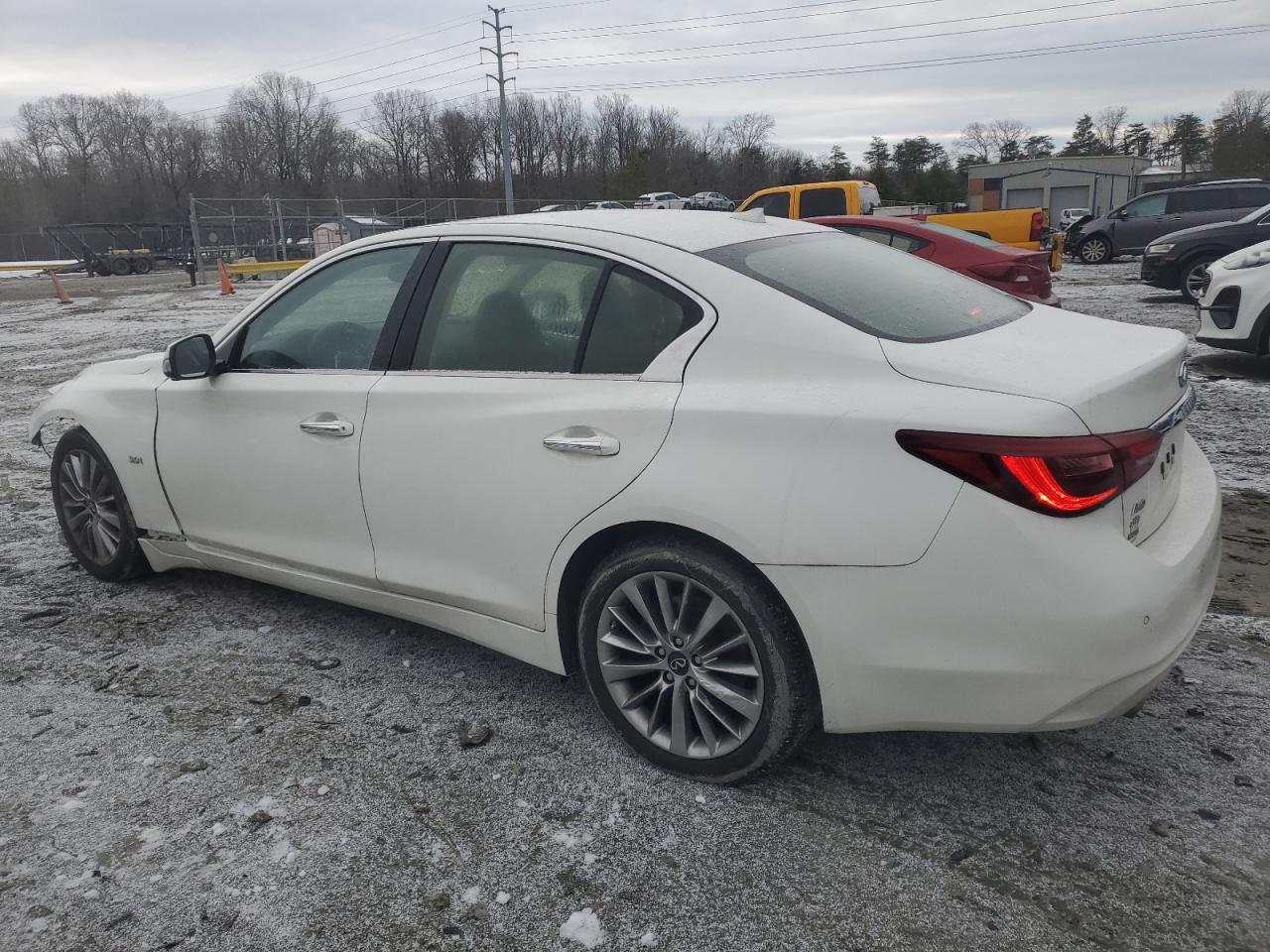 2020 Infiniti Q50 VIN JN1EV7AR5LM250783 Copart auction photo, front end damage thumbnail 2