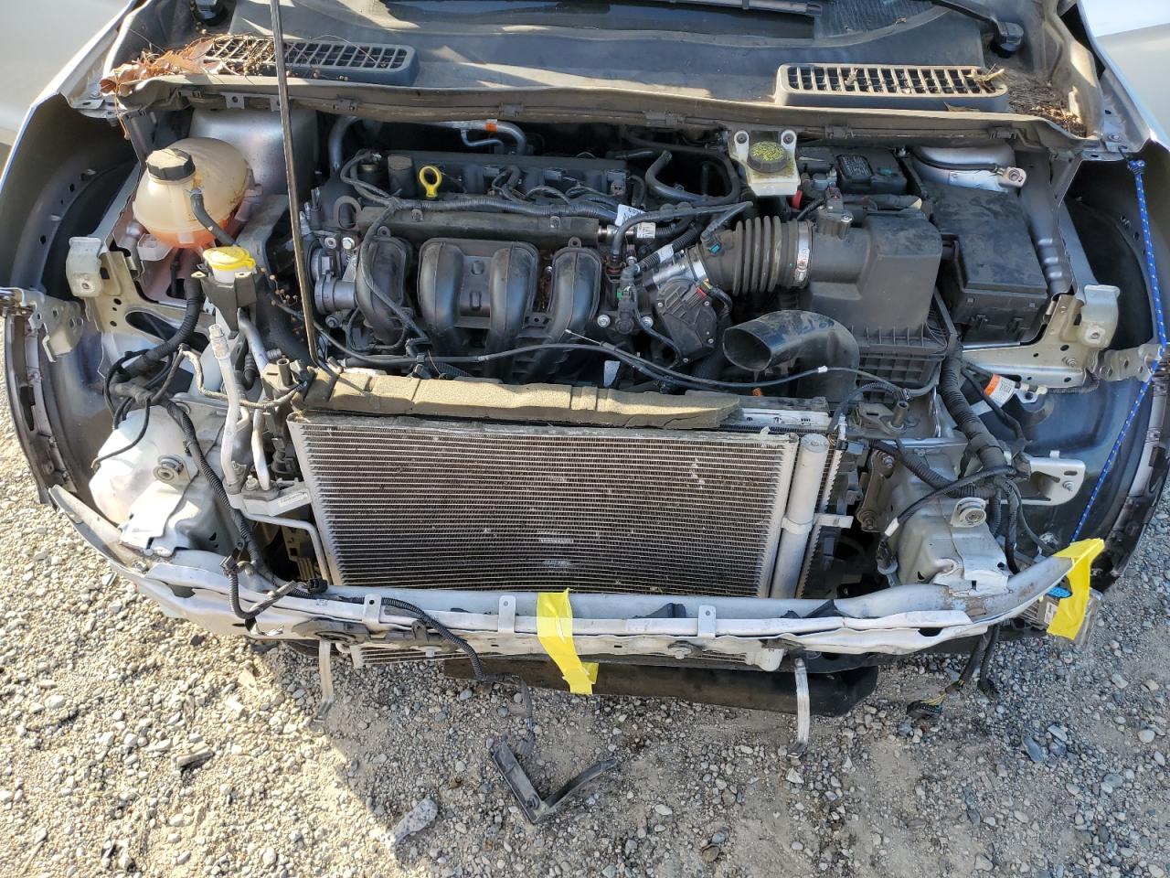 2017 Ford Escape VIN 1FMCU0F77HUB44862 Copart auction photo, front end damage thumbnail 11