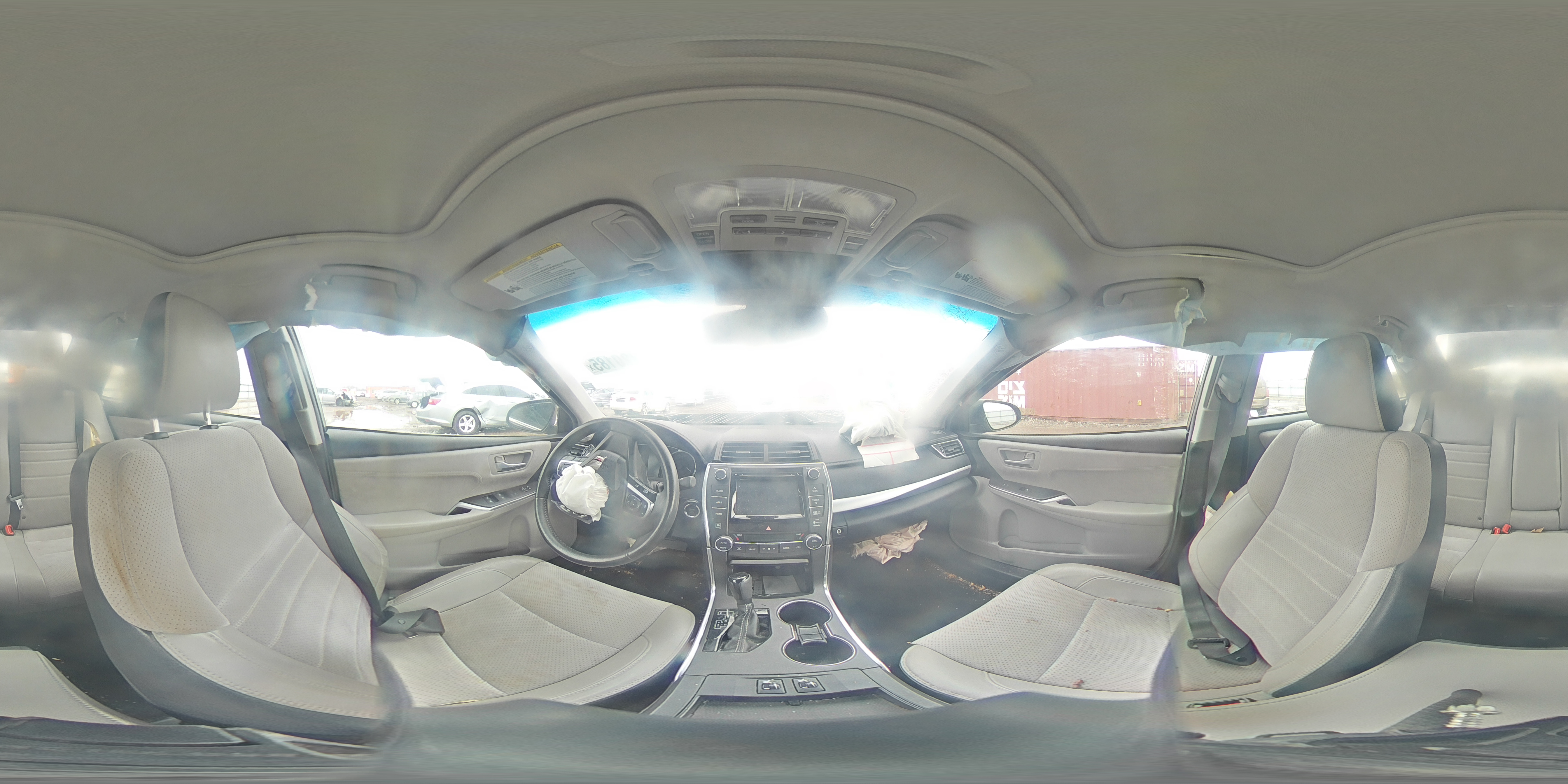 2015 Toyota Camry VIN 4T1BK1FK8FU556149 Copart auction photo, front end / all over damage thumbnail 13