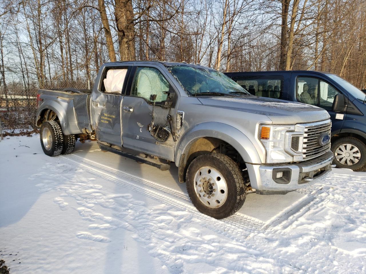 2020 Ford F450 VIN 1FT8W4DT5LED23982 Copart auction photo, all over damage thumbnail 4