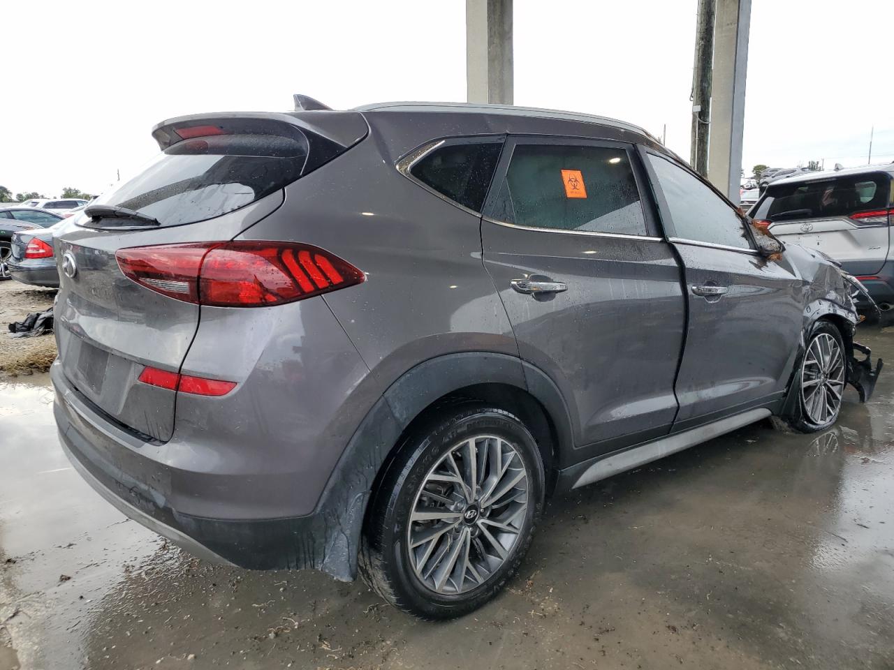 2020 Hyundai Tucson VIN KM8J33AL8LU225975 Copart auction photo, rollover / all over damage thumbnail 3