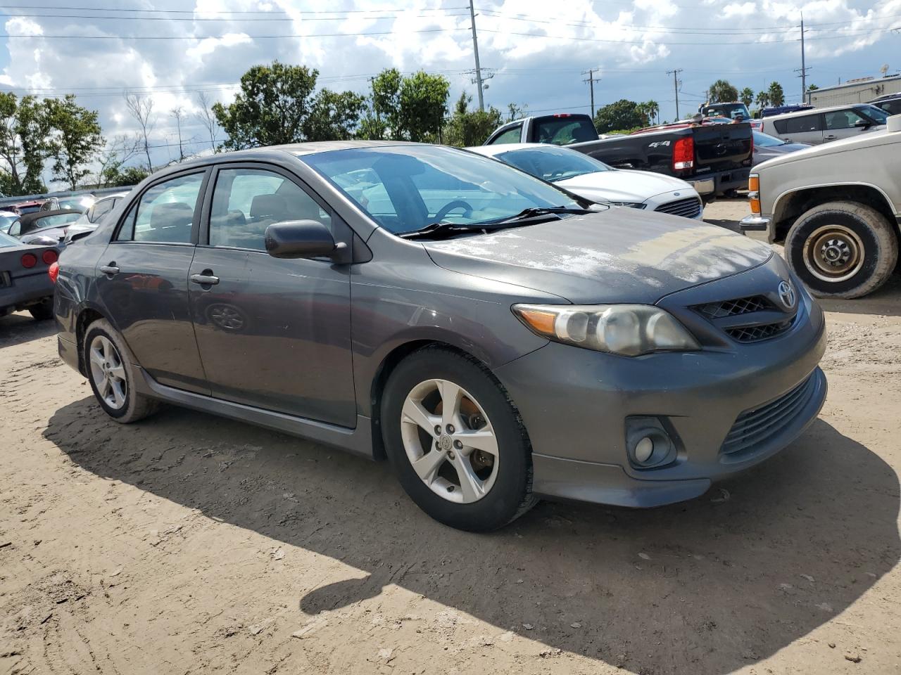 2012 Toyota Corolla VIN 2T1BU4EE2CC784457 Copart auction photo, water/flood damage thumbnail 4