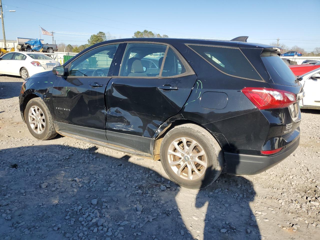2019 Chevrolet Equinox VIN 3GNAXHEV6KL315045 Copart auction photo, side / all over damage thumbnail 2