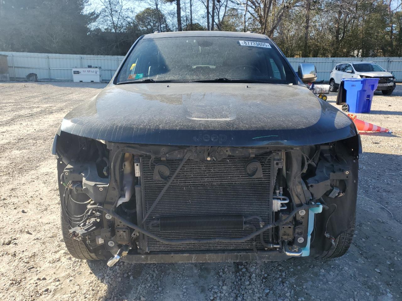2014 Jeep Grand Cherokee VIN 1C4RJFCT3EC431922 Copart auction photo, front end damage thumbnail 5